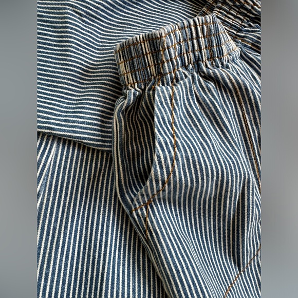 Vintage Please Mum Denim Pinstripe Jeans Cotton Extra Comfort Bossnova Tag - Picture 10 of 12